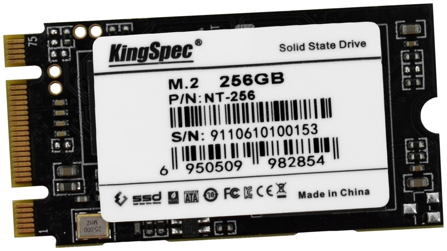 Купить SSD KingSpec NT-256 2242 256 Гб в Алматы – Магазин на Kaspi.kz
