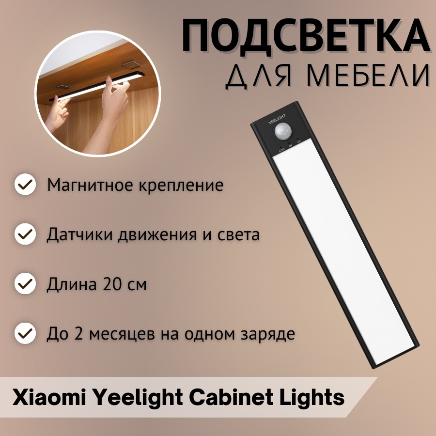 Светильник настенно-потолочный Xiaomi LED 1.2 Вт белый
