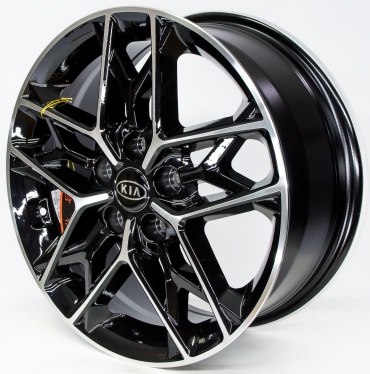KIA 5567 7x17/5x114.3 D67.1 ET48 4 диска черный, серебристый