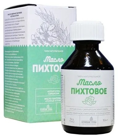 Алтайские травы натуральное масло Пихтовое пихта 30 мл