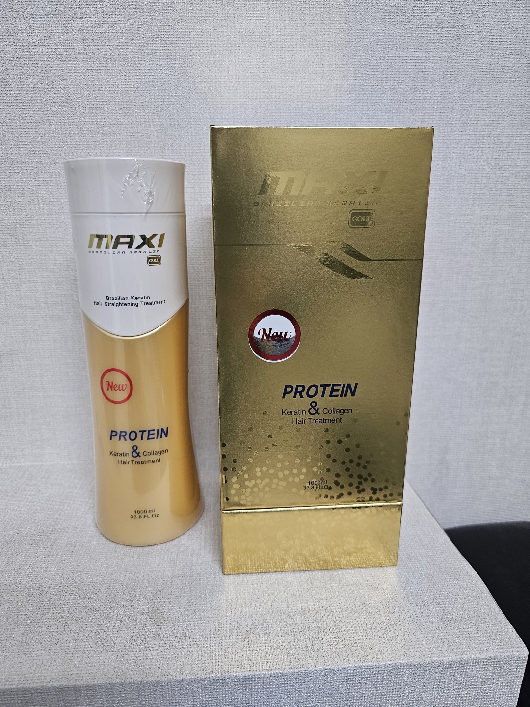Maxi Brazilian кератин Protein Keratin Gold 1000 мл