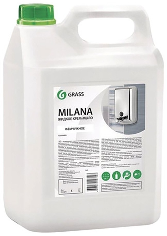 Жидкое мыло туалетное Grass Milana Жемчужное 126205 5000 мл