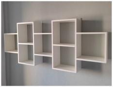 Полка Алтын-Ай, 150х20x60 см, белый