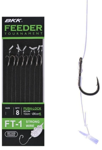 BKK Feeder Tournament FT-1 Push-Lock Rigs №14 8 шт