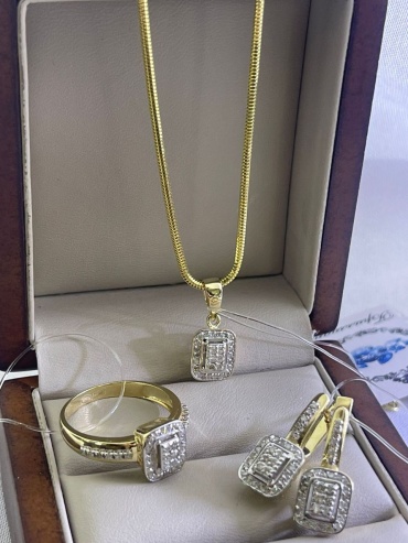 DARI GOLD 4469988 вес 13 г золото, бриллиант