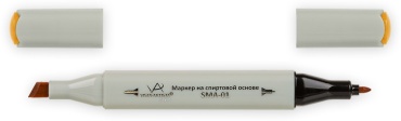 Маркер Vista-Artista 4680269626195, 1 шт, 7 мм, оранжевый