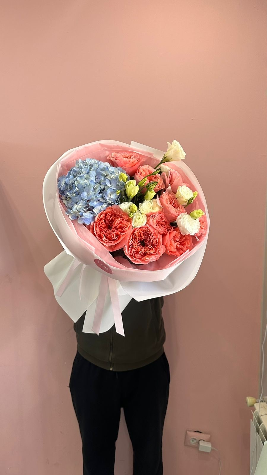Купить Chic flowers Chic flowers евро букет гортензия, эустома ...