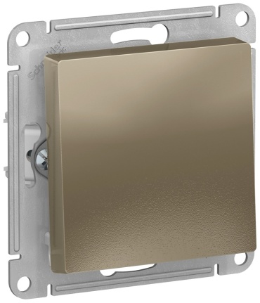 Выключатель клавишный Schneider Electric AtlasDesign ATN000511, шампань