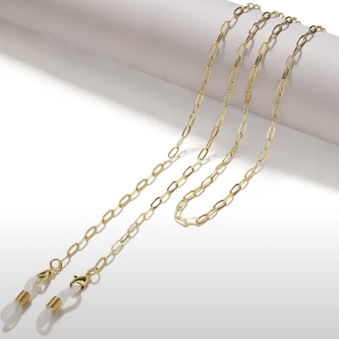 Шнурок для очков OK Style золотистый 75 см