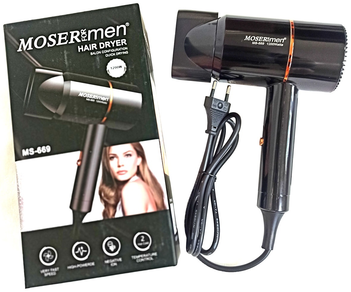 Купить Moser For Men MS-669 фен 1200 W в Алматы – Магазин на Kaspi.kz