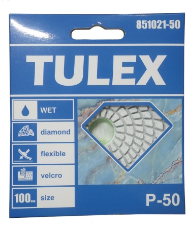 Шлифовальный круг Tulex 100 мм, алмазный Р50 1 шт
