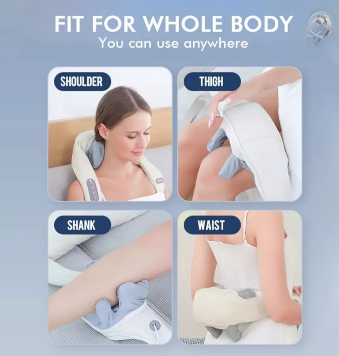 Массажер Massager 6D воротник 3D-массаж, инфракрасный прогрев