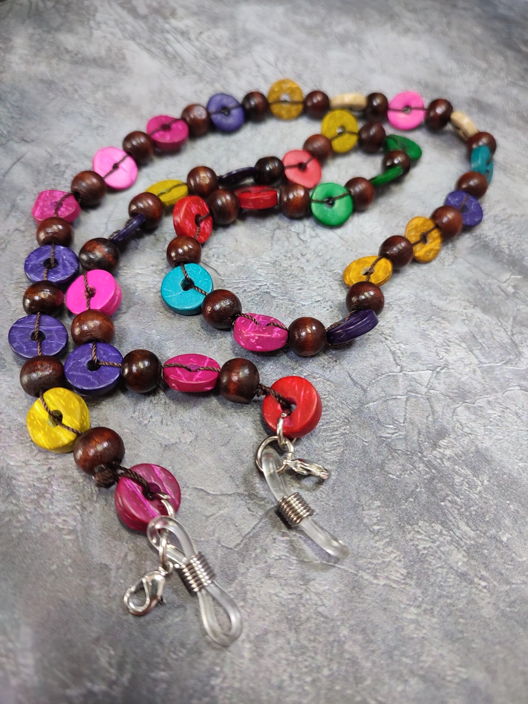 Шнурок для очков Fashion Jewelry мультиколор 63 см
