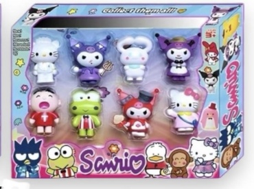 Фигурка Hello Kitty Набор героев Китти Куроми 5 см 8 шт