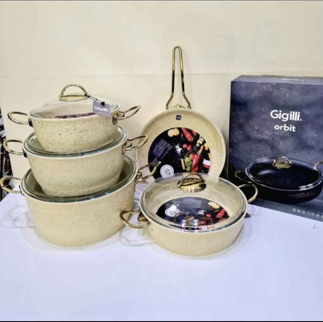 Gigilli смешанный набор Orion гранит, нержавеющая сталь, стекло 9 в 1