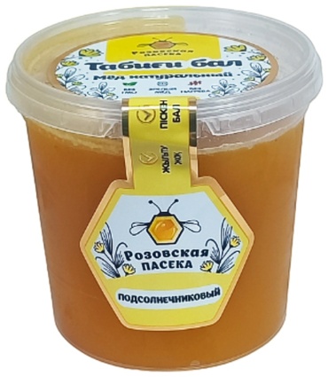 Розовская пасека мед подсолнечный 500 г