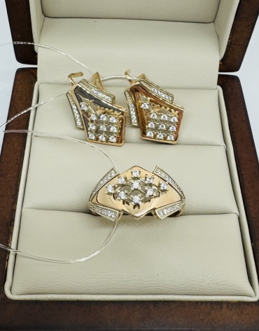 Bi gold 279527205 вес 8.06 г золото, фианит