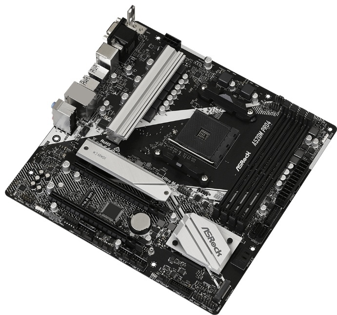 Материнская плата ASRock A520M PRO4