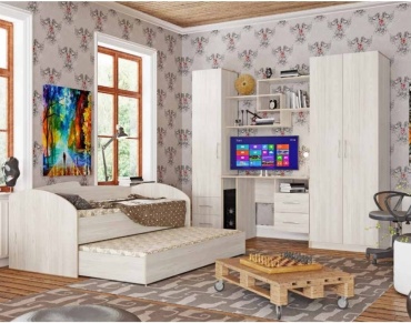 Детский распашной шкаф Grand Miks Парус 190х53х220 см