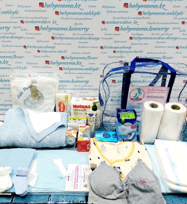 Готовая сумка в роддом Babymama, мультиколор