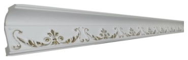 Glanzepol GP-23 GOLD 78x128x2000 белый