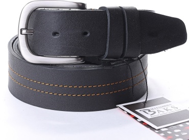Ремень BAKS ACCESSORIES натуральная кожа 125 см черный