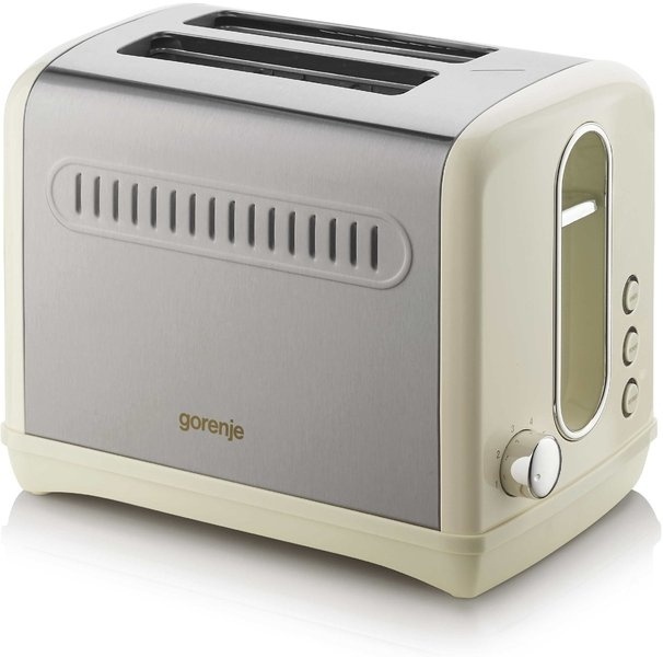 Тостер Gorenje T1100CLI серебристый, бежевый