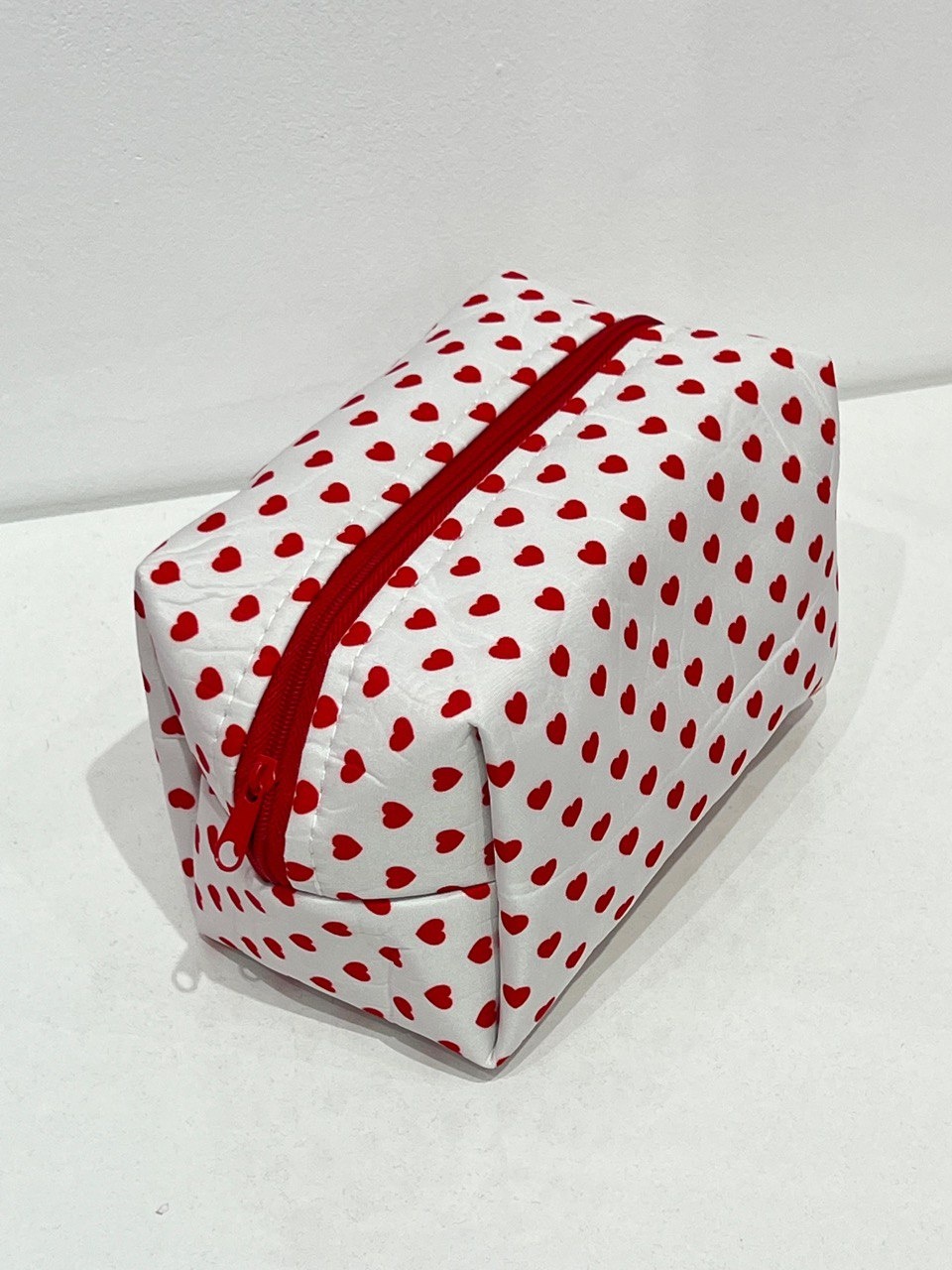 Косметичка хлопок белый 10X17.5 см