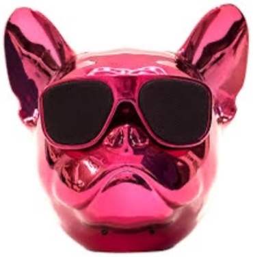 Портативная колонка Bulldog розовый