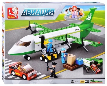 Конструктор SLUBAN Аэропорт М38-В0371*, деталей 383 шт