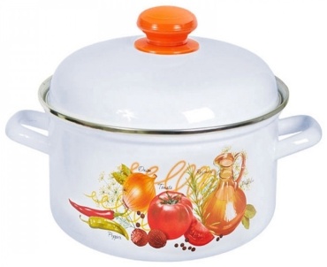 Кастрюля 3 л, Лысьва Итальянская кухня С-1512АП2/7 эмаль