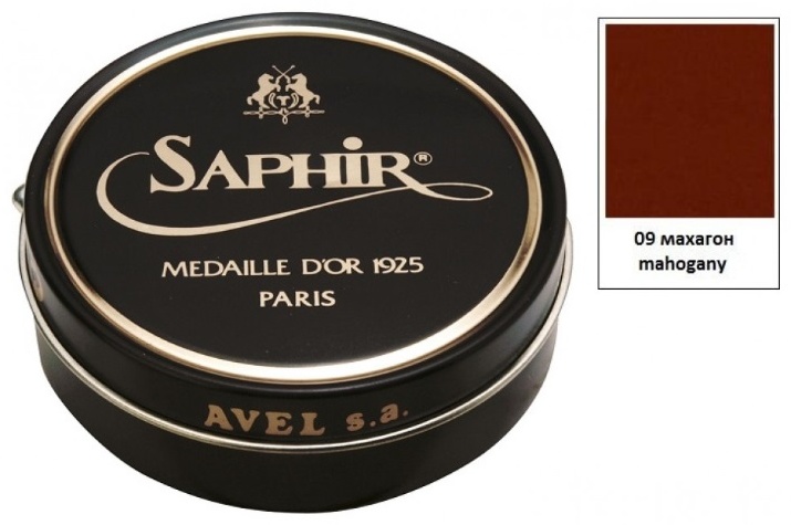 Saphir крем красный, Pate De Luxe/Medaille d'or 1925 Paris/1002