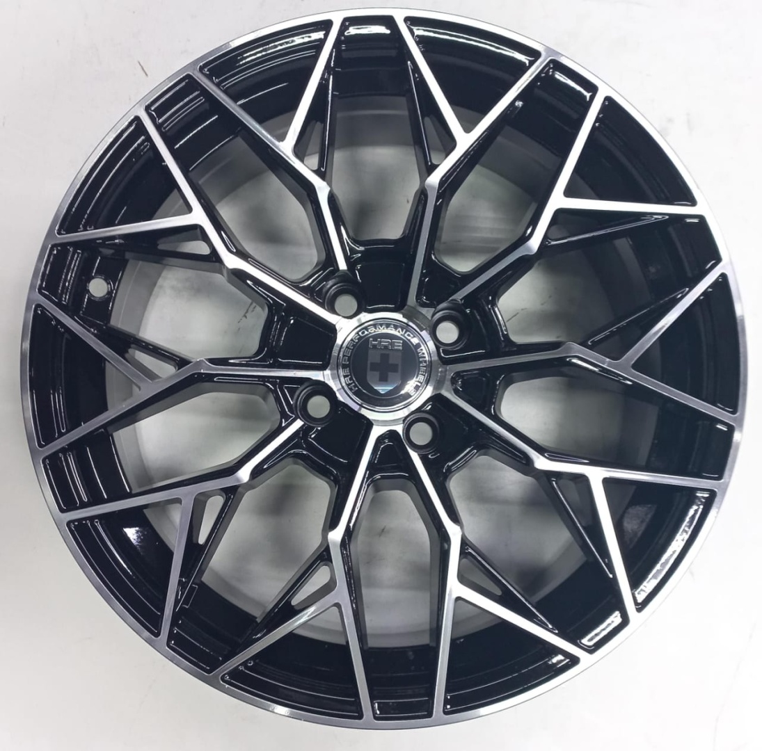 HRE 9098 7x16 4x100 D67.1 ET35 4 диска черный, серебристый