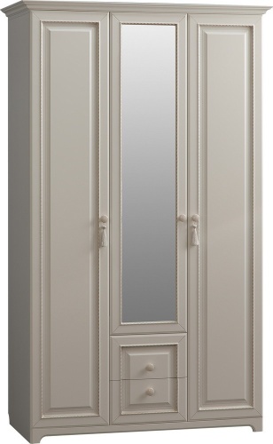Распашной шкаф АПОРТ Белла, 129x215х60 см, белый