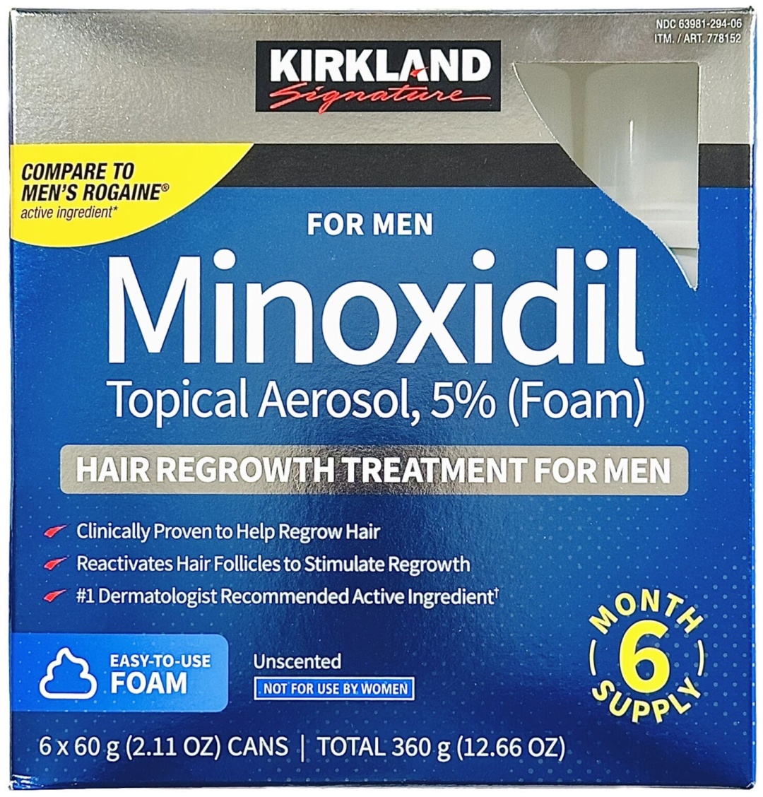 Kirkland Minoxidil 5% Foam пенка 6 шт по 60 г