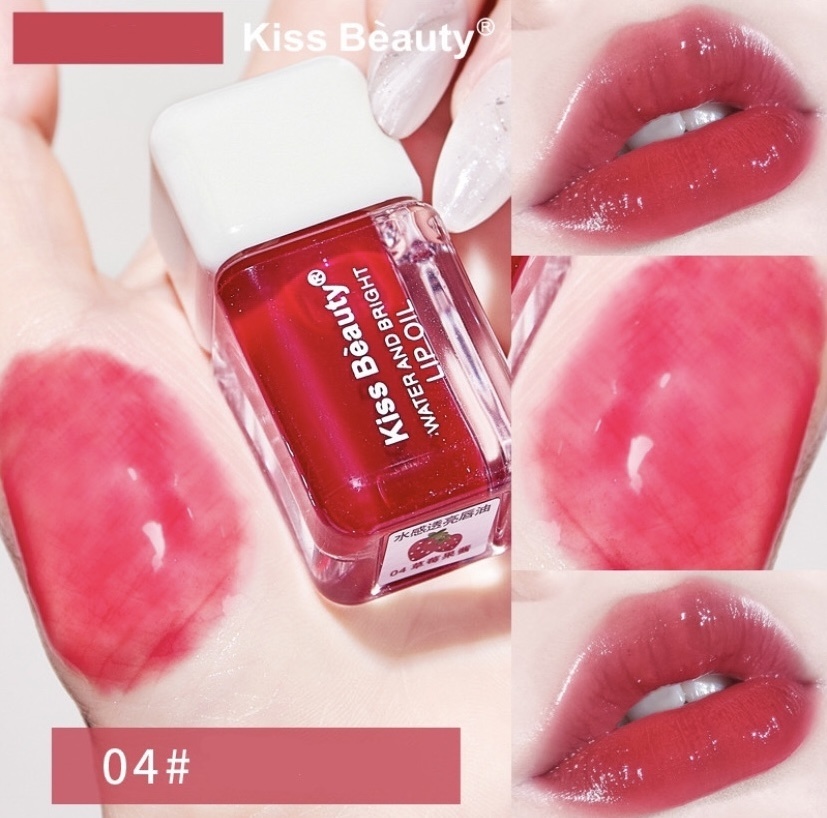 Kiss Beauty Water and Bright бальзам оттеночный для губ 4