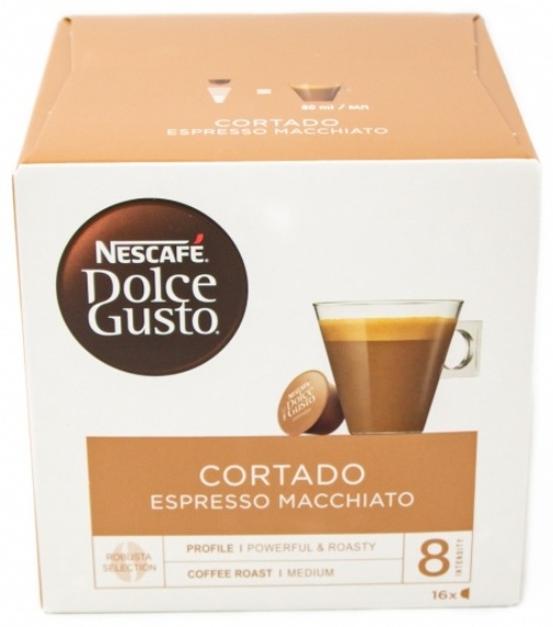 Капсулы кофе NESCAFE DOLCE GUSTO Cortado 16x13.5 г