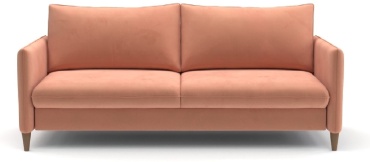 Диван прямой Hofmann Mons, 204х104 см, обивка ткань, оранжевый