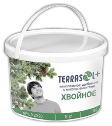 ФАСКО гранулы Terrasol Хвойное с микроэлементами л 10 кг