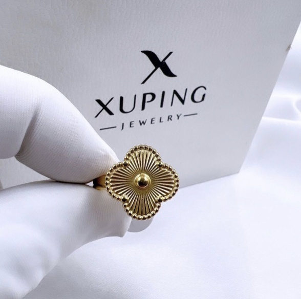 Кольцо Xuping Jewelry размер 18 титан, без вставок