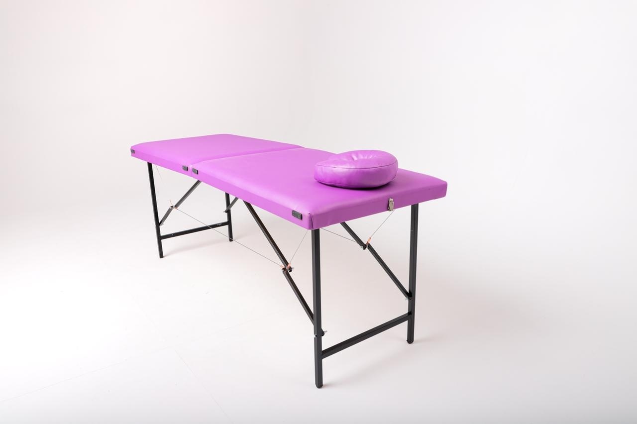 Купить Pro salon KZ кушетка массажная-складная фиолетовый в кредит в ...