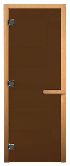 Дверь стеклянная DoorWood Дверь "ЭКОНОМ" 0,70х1,80м (коробка сосна) 1800x700 мм, универсальная