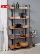 Стеллаж напольный Letta, 90x29x175 см, коричневый
