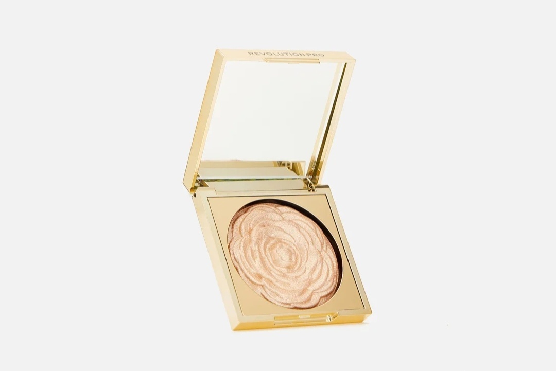 REVOLUTION PRO LUSTRE пудра-хайлайтер Golden rose