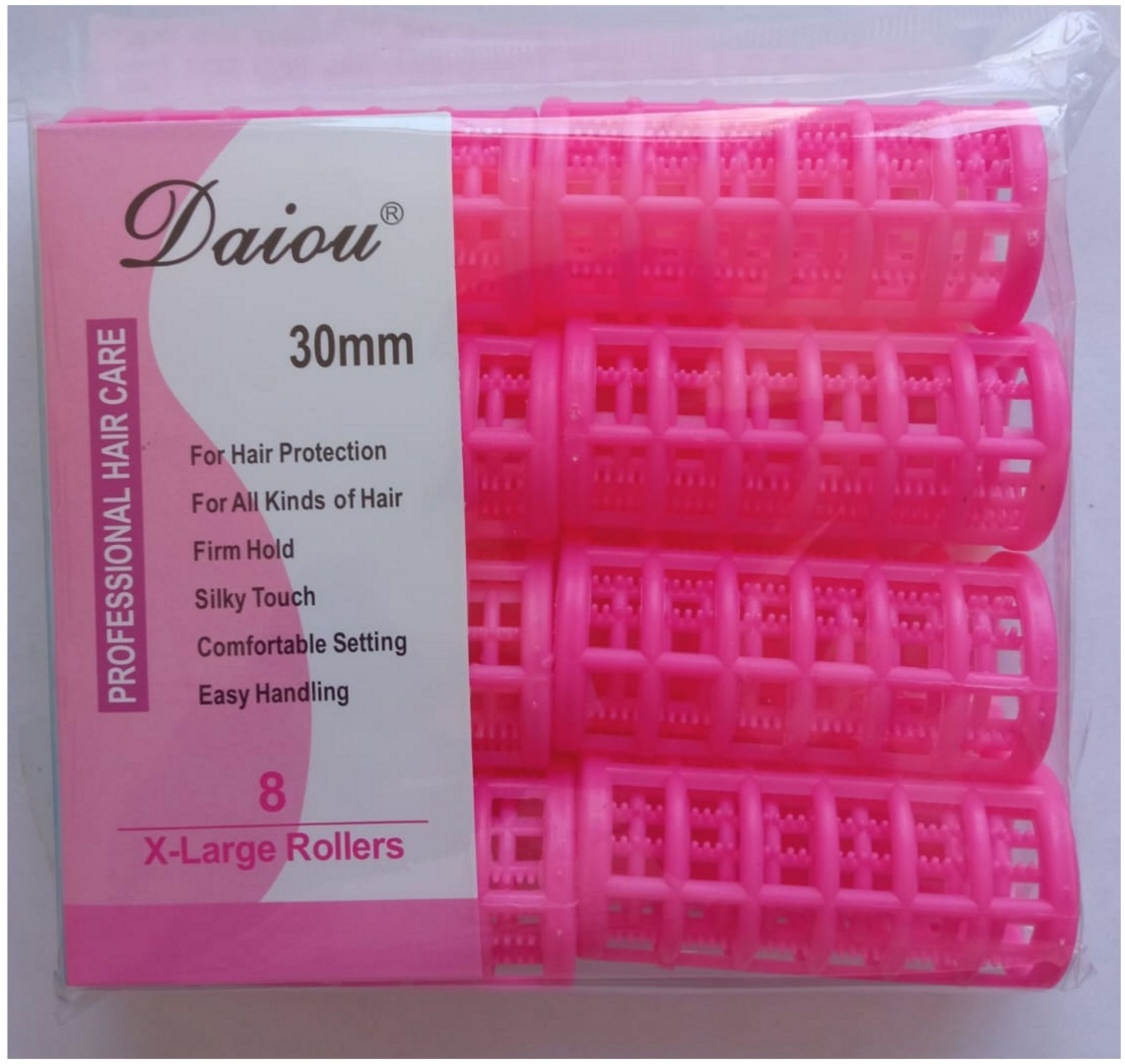 Daiou бигуди зажимы 8 шт d 3 см