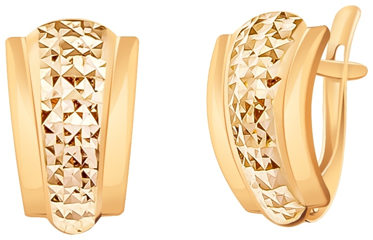 Серьги Атолл 20588а-2 вес 1.84 г золото, без вставок