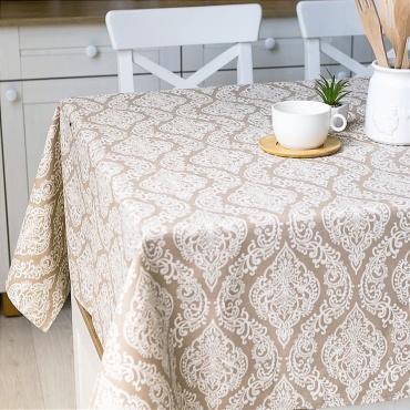 Скатерть With love A.B. 150x150 см, хлопок, дак, 1 шт