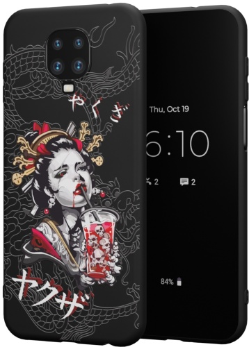 Чехол Mcover для Xiaomi Redmi Note 9 Pro, Redmi Note 9s черный