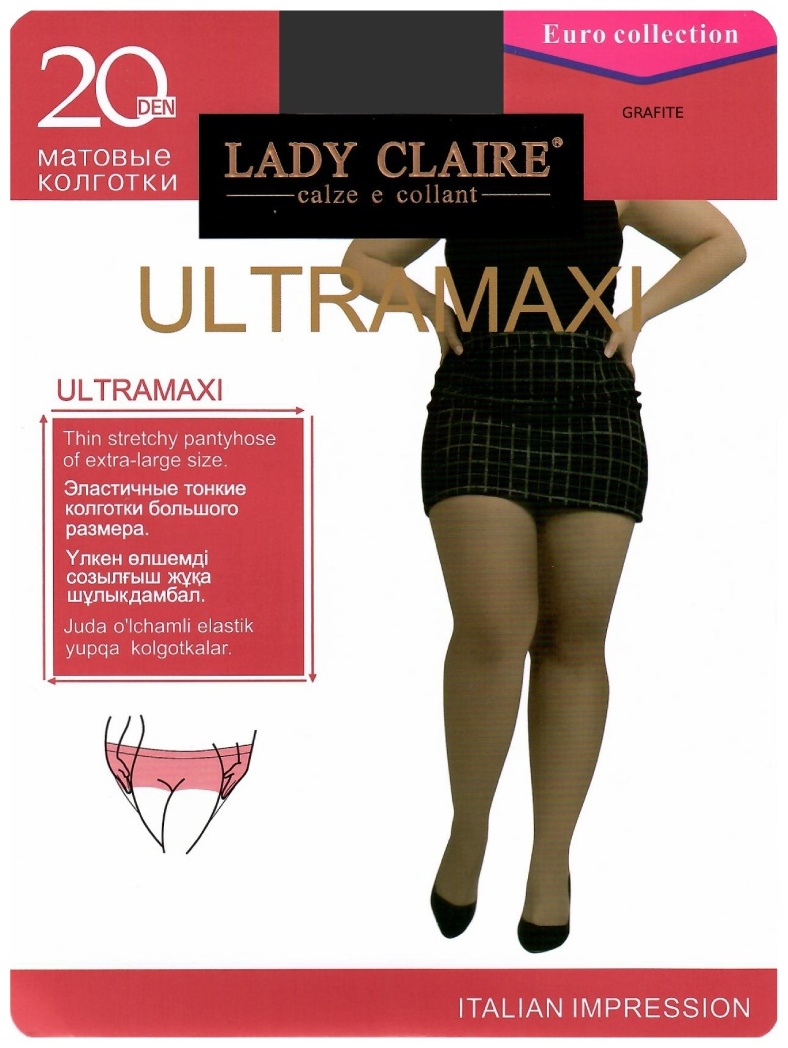 Колготки LADY CLAIRE серый