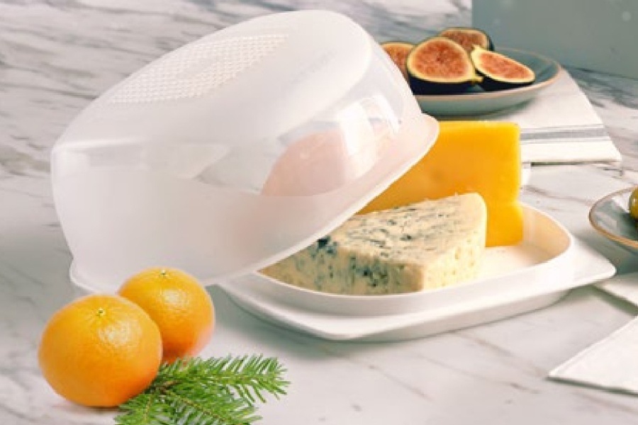 Tupperware сырница 364434 квадратная 1 шт, пластик